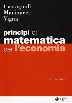 Copertina Principi di matematica per economia