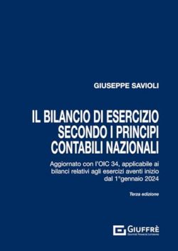 Copertina Il bilancio di esercizio secondo i principi contabili nazionali