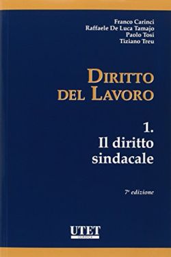 Copertina Diritto del lavoro. Vol. 1: Il diritto sindacale