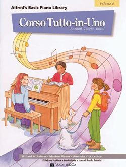 Copertina Alfred'S Basic. Corso Tutto in Uno vol. 4. Pianoforte