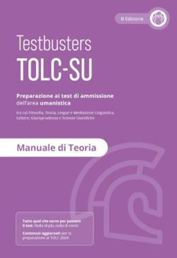 Copertina Testbusters TOLC-SU - Manuale di Teoria