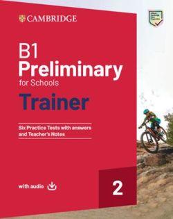 Copertina B1 PRELIMINARY FOR SCHOOLS TRAINER 2