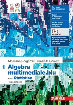 Copertina MATEMATICA MULTIMEDIALE.BLU 3ED. - VOL. ALGEBRA 1 CON STATISTICA (LDM)