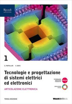 Copertina TECNOLOGIE PROGETTAZIONE SISTEMI ELETTRICI ART.ELETTRONICA 1