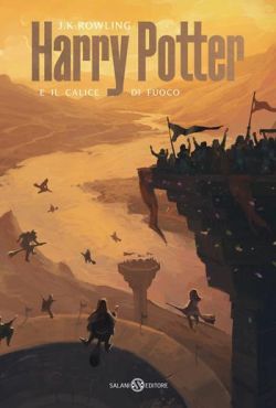 Copertina Harry Potter e il calice di fuoco. Ediz. copertine De Lucchi. Vol. 4