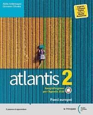 Copertina ATLANTIS EUROPA STATI CON CARTOGRAFIA 2+QUADERNO DELLE COMPETENZE 2