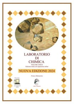 Copertina LABORATORIO  DI  CHIMICA VOLUME UNICO NUOVA EDIZIONE 2024 CON ESP. ONLINE